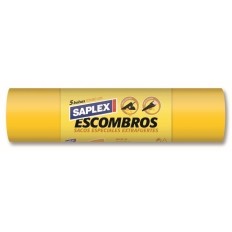 Saco Escombro 55X80Cm Pp Blanco Saplex 5 Pz