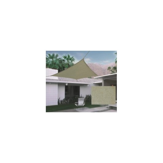 Toldo Jard 3,6X3,6M Cuad Natuur Hdpe Beige Oscuro Nt123413