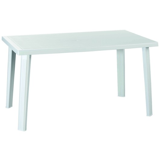 Mesa Resina Domingo Blanco 130 X 75 Cm