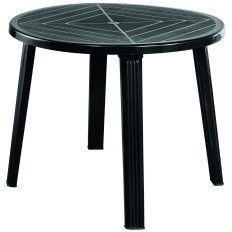 Mesa Redonda Cristobal/Giove Antracita  90 Cm