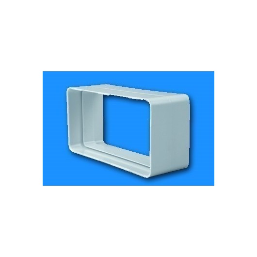 Manguito Extraccion/Aire Tubo Rectangular Blanco 510 Tubpla