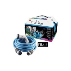 Manguera Extensible Ikon Azul Hasta 10 M Con Accesorios