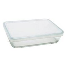 Hermetico Alimentos Rectangular 0,8Lt Con Tapa R 241 Borisilic Pyrex