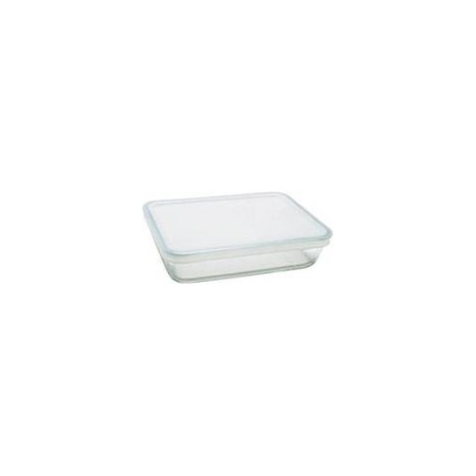 Hermetico Alimentos Rectangular 0,8Lt Con Tapa R 241 Borisilic Pyrex