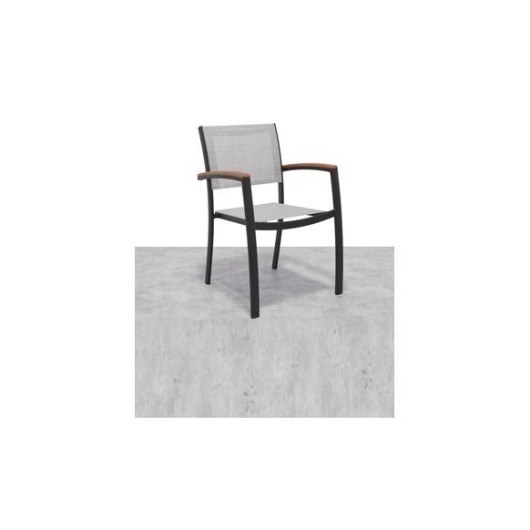 Sillon Aluminio Textilene Gris Ragusa