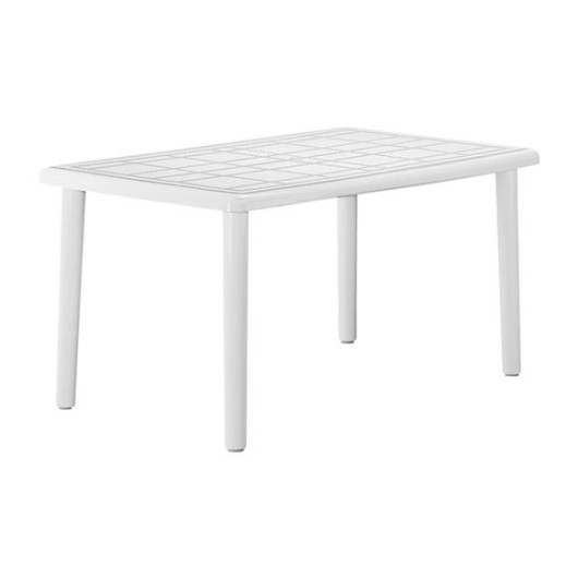 Mesa Rectangular Olot Blanca 140 X 90 Cm