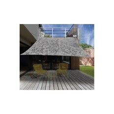 Toldo Vela Sombreo Rectangular Camuflaje Gris 2X3 M