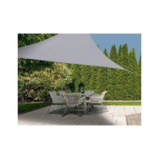 Toldo Vela Sombreo Triangular Poliester 3,6X3,6X3,6 M Gris