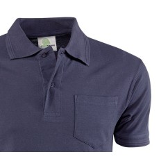 Polo Algodon Organico Marino Talla L