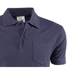 Polo Algodon Organico Marino Talla M