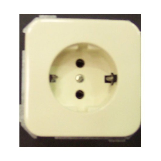 Base Enchufe Electricidad Schuko Toma tierra Marfil Serie 31 31432-61 Simon