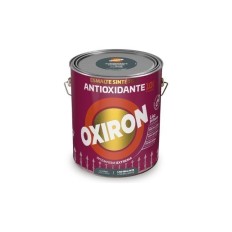 Esmalte Antioxidante Oxiron Liso Brillo 4 L Gris Medio