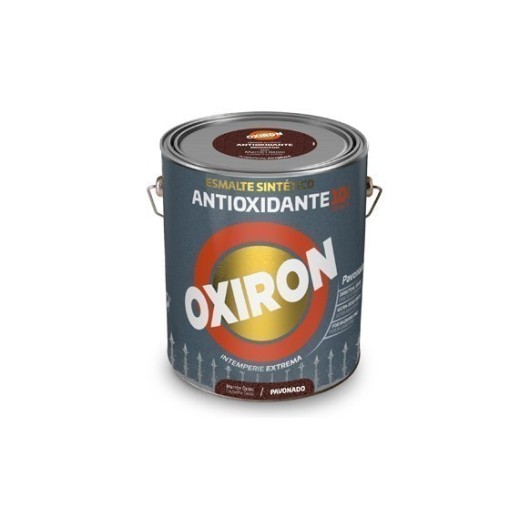 Esmalte Antioxidante Oxiron Pavonado 4 L Marron Oxido