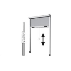 Mosquitera Ventana Enrollable Vertical 'Easy' Blanca 100 X H