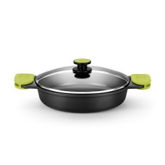 Cazuela Baja Aluminio Fundido Foodie 40 Cm -Induccin