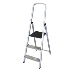 Escalera Aluminio Domestica 3 Peldaos