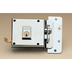 Cerradura Sobreponer 100X55Mm 610Ihn Hierro Niquelado Picaporte/Palanca Izquierda Yale