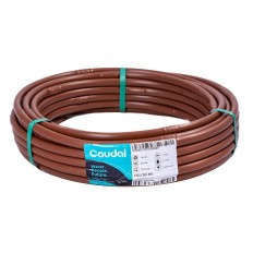Tuberia Marron Con Goteros Turbulentos Cada 33 Cm  16 Mm 25