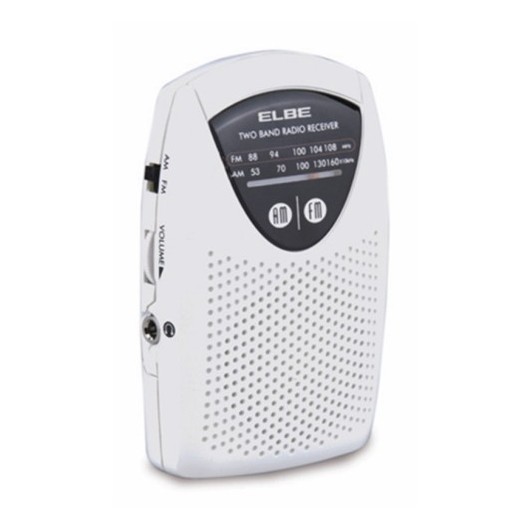 Radio Portatil 5,5X8,9X1,7Cm Analogica Elbe Bl Super Slim Rf