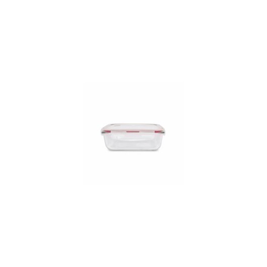 Hermetico Alimen. Rect 1200Ml Vidrio Iris 1 Pz