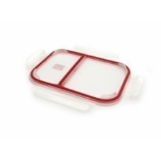 Hermetico Alimen. Rect 950Ml Vidrio Iris 1 Pz