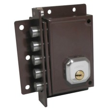 Cerradura Seg. Sobr. C922-I 87X32X140Mm 5 Bul Izq Marr Dorca