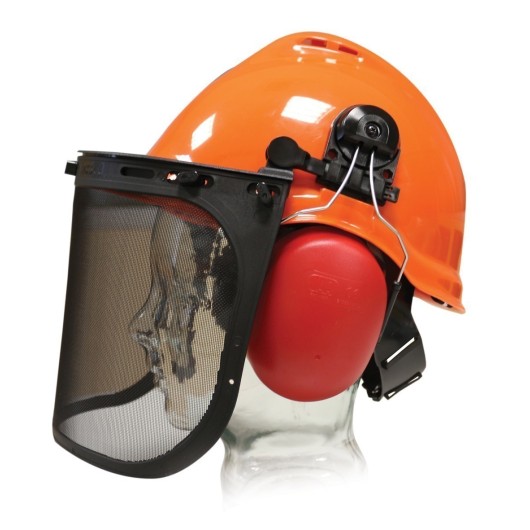 Casco Forestal Kit Completo Jumbo Pantalla Y Protector Audit