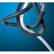 Tuberia Flexible Pvc Hidrotubo  35 X 40 Gris 50 Mt