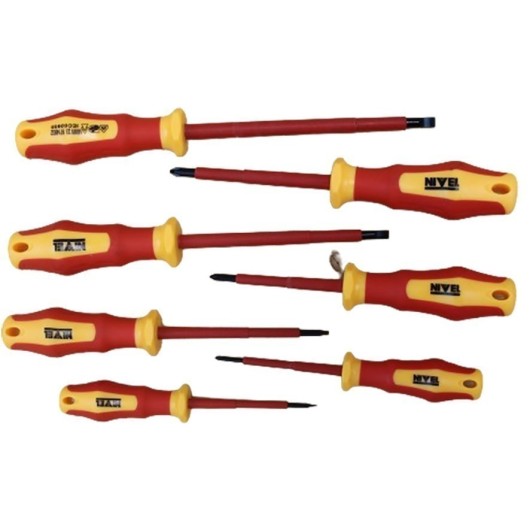 Destornillador Aislado 1000 V (Juego 7 Piezas) 4 Sl + 3 Ph