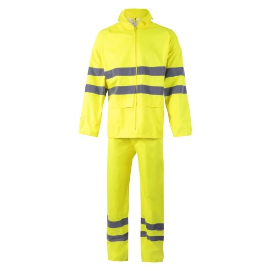 Traje De Lluvia Alta Visibilidad Amarillo Talla 2Xl