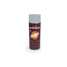 Esmalte Antioxidante Spray Oxiron Liso Brillante 400 Ml Gris