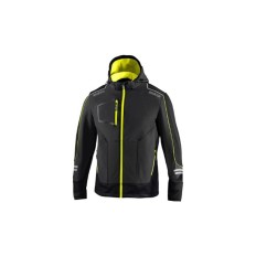 Chaqueta Tech Softshell Gris /Amarillo Fluor Talla S