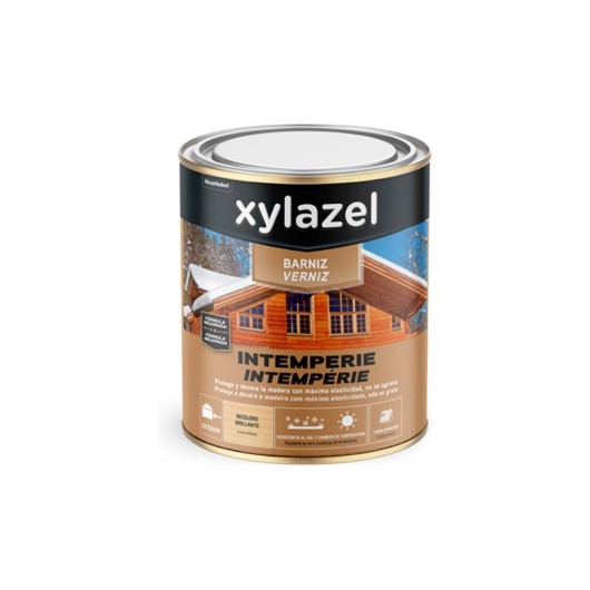 Barniz Sintetico Exterior Intemperie Brillante 4 L Incoloro