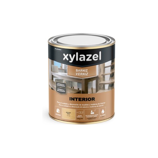 Barniz Interior Al Agua Brillante 750 Ml Incoloro