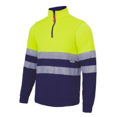 Sudadera Alta Visibilidad Marino / Amarillo Fluor Talla 3Xl
