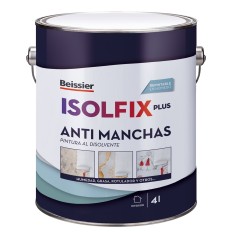 Pintura Antimanchas Isolfix Plus 4 L Blanco