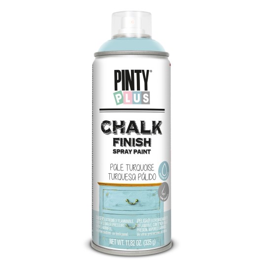 Pintura Spray Chalk 520 Cc Turquesa Palido