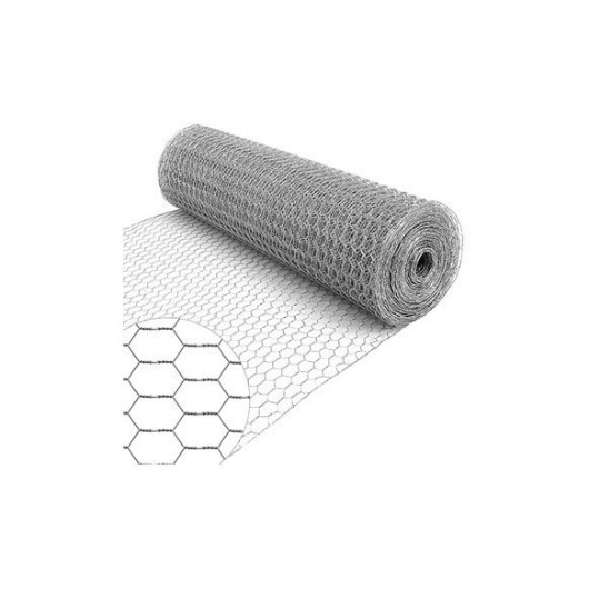 Malla Triple Torsion Galvanizada 51 X 0,9 Mm 1 X 25 M