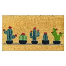 Felpudo Coco Estampado 40X70Cm Cactus Surtido