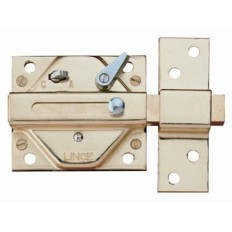 Cerrojo Sobreponer 74X85Mm 2930Hl Laton Con Condena Lince