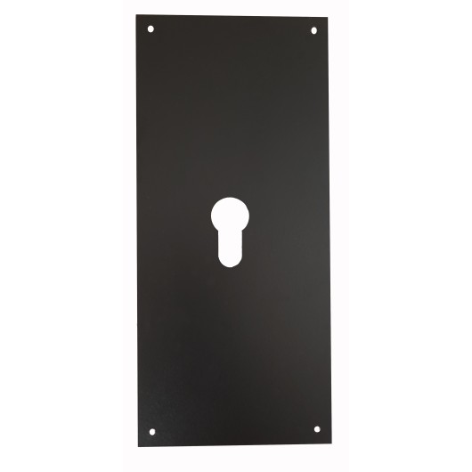 Placa Cerradura 80X250Mm Bocallave Pera M-51/80250P, Negro M