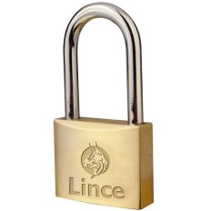 Candado Seguridad  30Mm Arco Corto Laton Lince