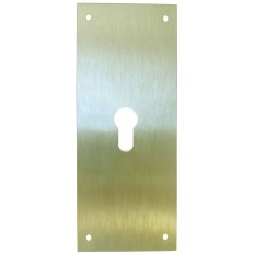 Placa Cerradura 80X250Mm Bocallave Pera M-51/80250P, Laton M