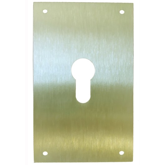 Placa Cerradura 80X120Mm Bocallave Pera M-51/80120P, Laton M