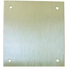 Placa Cerradura 80X80Mm Ciega M-51/8080C, Laton Mate