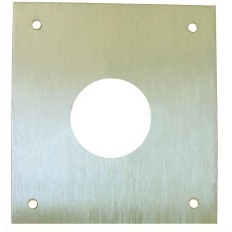 Placa Cerradura 80X80Mm Bocallave Redonda 28Mm M-51/8080R-2