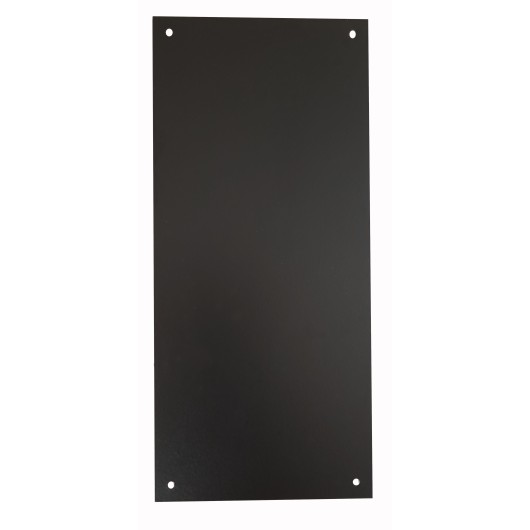 Placa Cerradura 80X250Mm Ciega M-51/80250C, Negro Mate