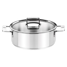 Cazuela Con Tapa Cristal Signature 22 Cm - Induccin