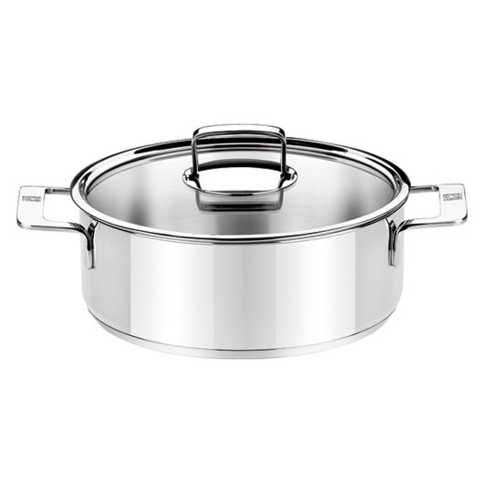 Cazuela Con Tapa Cristal Signature 22 Cm - Induccin