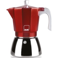 Cafetera Acero + Aluminio Induccion Elba 3 Tazas